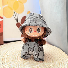 Black 8-Grid Pattern Suit Set