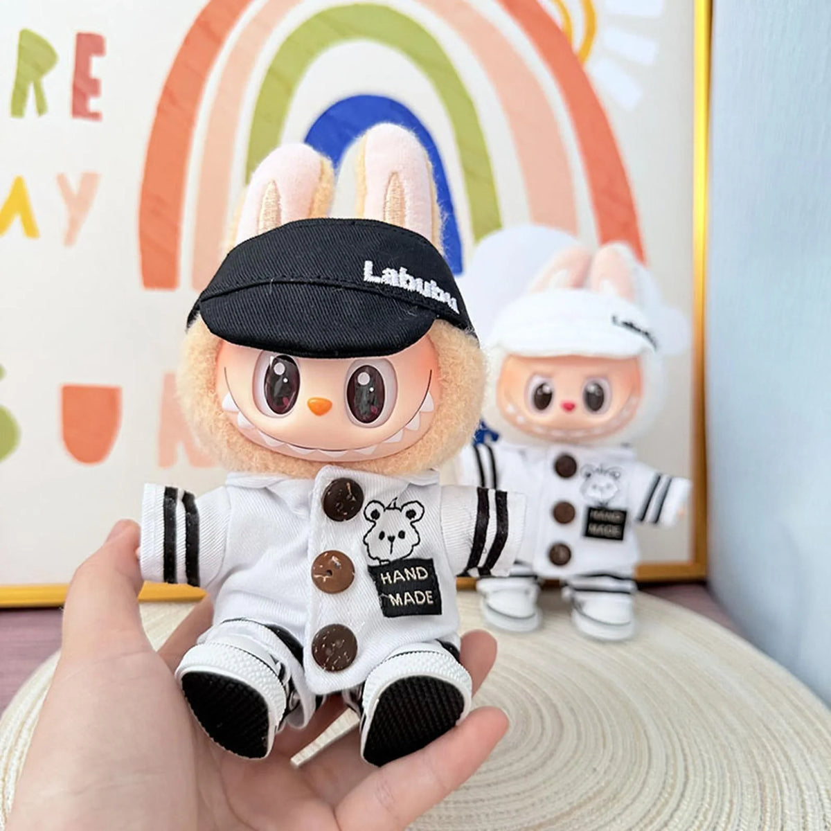 Black Bubu Snapback + White Nautical Dream Set + White Canvas Shoes