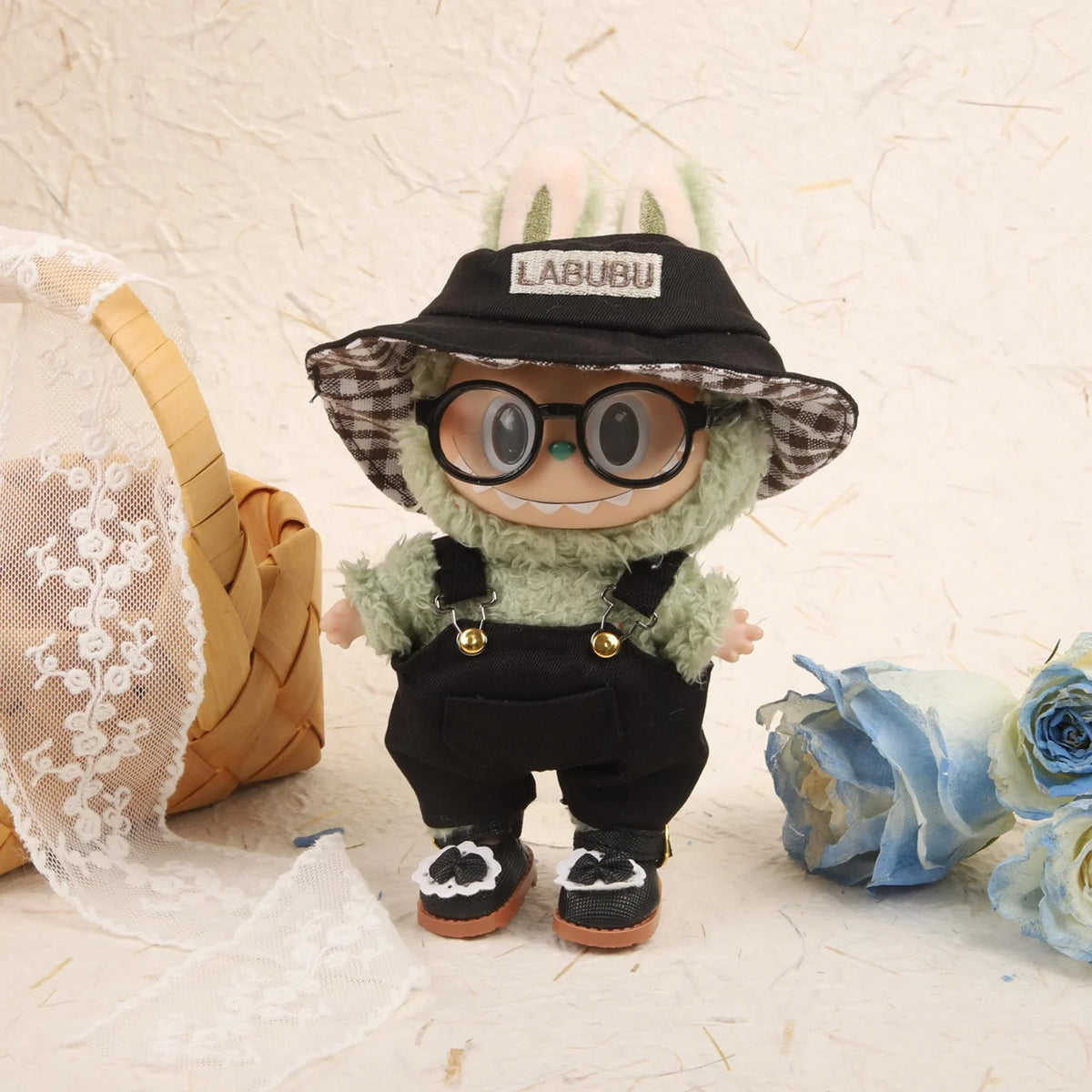 Black Fisherman Outfit Without Glasses And Shoes