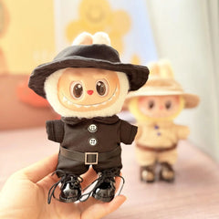 Black Lace-Up Shoes + Black Thai Police Uniform