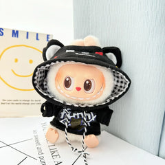 Black Patch Bear Hoodie