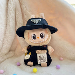 Black Ppd Hat + Black Moon Bear Overalls