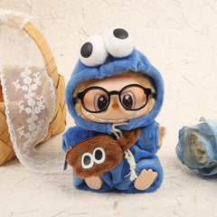 Blue Crossbody Bag Sesame Bird No Glasses