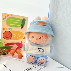 Blue Yyds Hat + Blue Corduroy Two-Piece Set