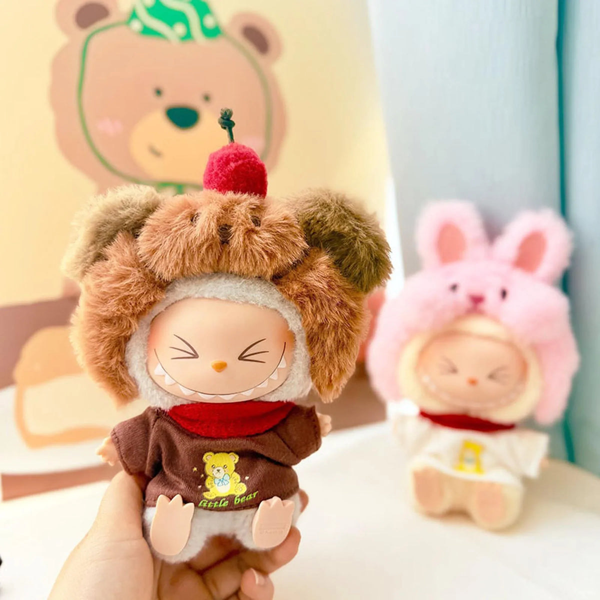 Brown Bear T-Shirt + Capybara Headband