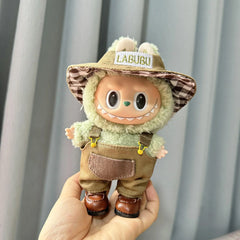 Brown Green Pocket Crossbody + Labubu Fisherman Hat No Shoes
