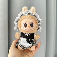 Checkered Black Lace Maid