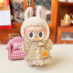 Chestnut Sugar-Toned Fluffy Dress
