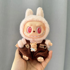 Chocolate Music Bear Overalls