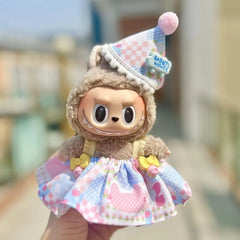 Colorful Cake Hat Two-Piece Set