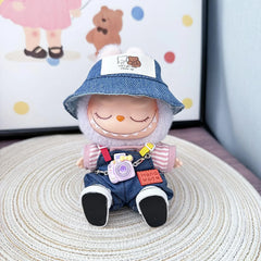 Couple Bear Hats + Pastel Overalls Set + Pink Canvas Shoes + Kd Purple Hoodie
