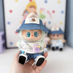Couple Bear Hats + Summer Gray Stripes + White Canvas Shoes + Kd Purple Camera