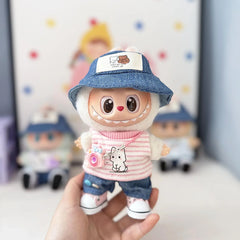Couple Bear Hats + Summer Vivid Pink Stripes + Pink Canvas Shoes + Kd Pink Camera