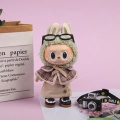 Elegant Little Chanel-Style Look With Black Frames & Princess Ballet Flats