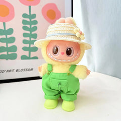 Flat Brim Sun Hat + Green Rain Boots + Sunny Little Builder Green