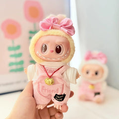 Friendship Pink Overalls Set