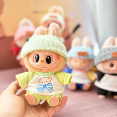 Green Dot Flipped Brim Hat + Sj Green Bear Short Sleeve T-Shirt Two-Piece Set