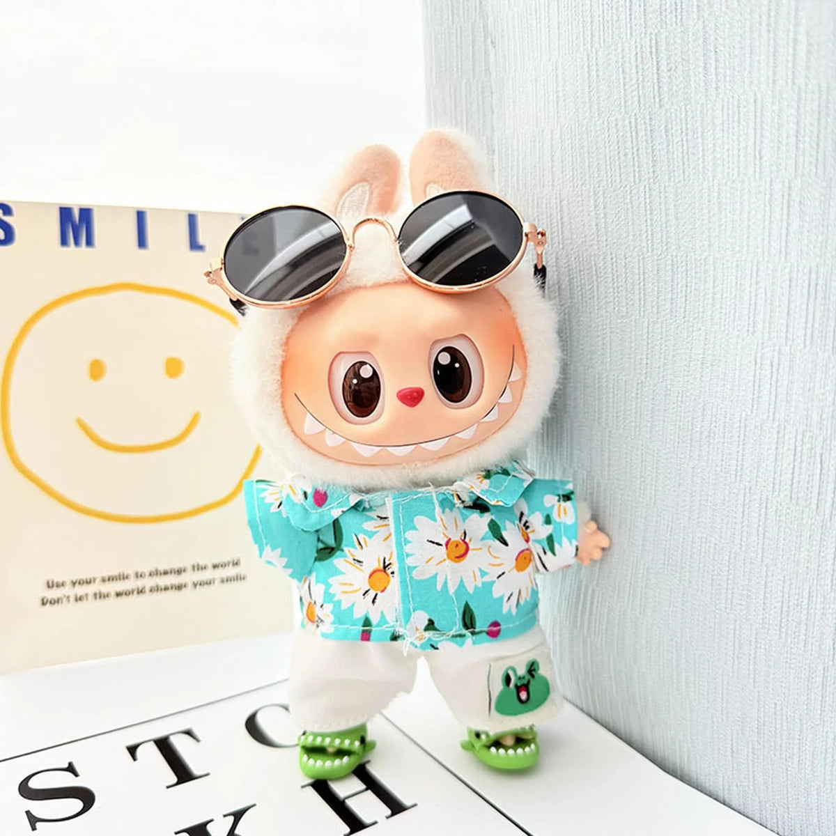 Green Shark Shoes + Sky Blue Beach Set