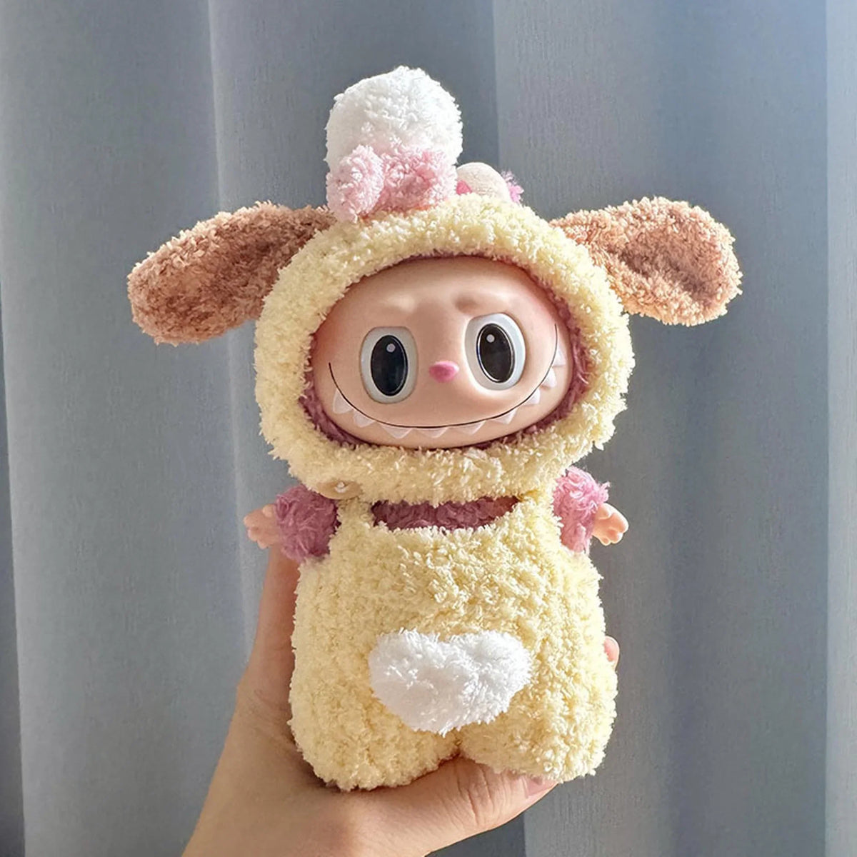Handmade Yellow Cake Overalls Set