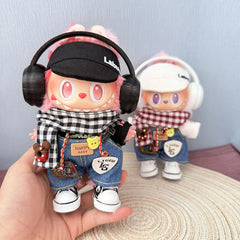 Happy Pizza Outfit: Black Bubu Cap + Black Canvas Shoes + Black Headphones