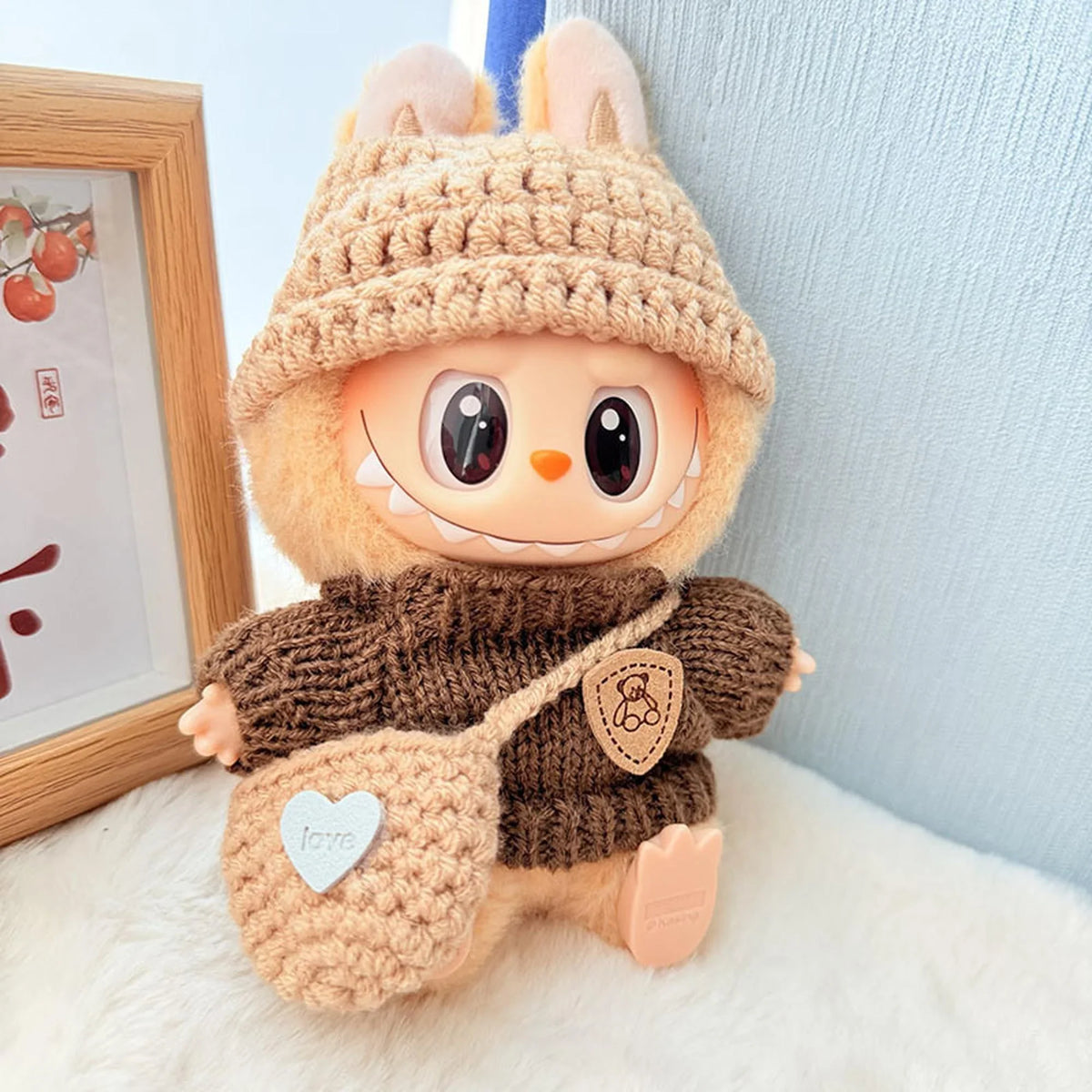 Japanese Handmade Brown-Gray Three-Piece Set