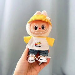 Justdo + Rolled Hem Jeans + Yellow Carrot Cap + Yellow Canvas Shoes