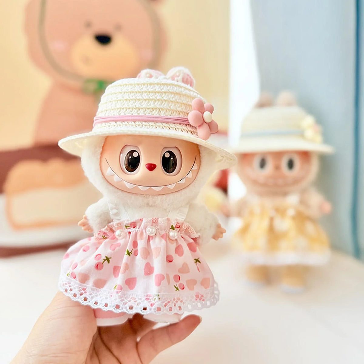 Kd Pink Leather Shoes + Cherry Heartbeat Skirt + Floral Pink Flat Brim Hat