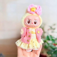 Kd Pink Leather Shoes + Gold Powder Joy Three-Piece Set