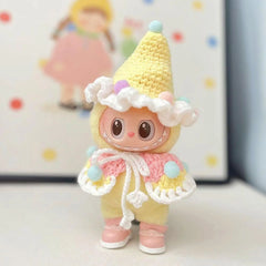 Kd Pink Leather Shoes + Handmade Colorful Ball Shawl Set