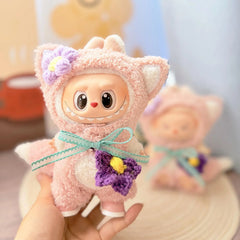 Kd Pink Leather Shoes + Pink Fluffy Fox Outfit