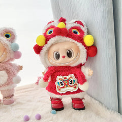 Kd Red Leather Shoes + Chinese New Year Lion Dance Gift Set