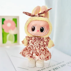 Kd White Leather Shoes + Red Playful Floral Fruit Skirt With Charm