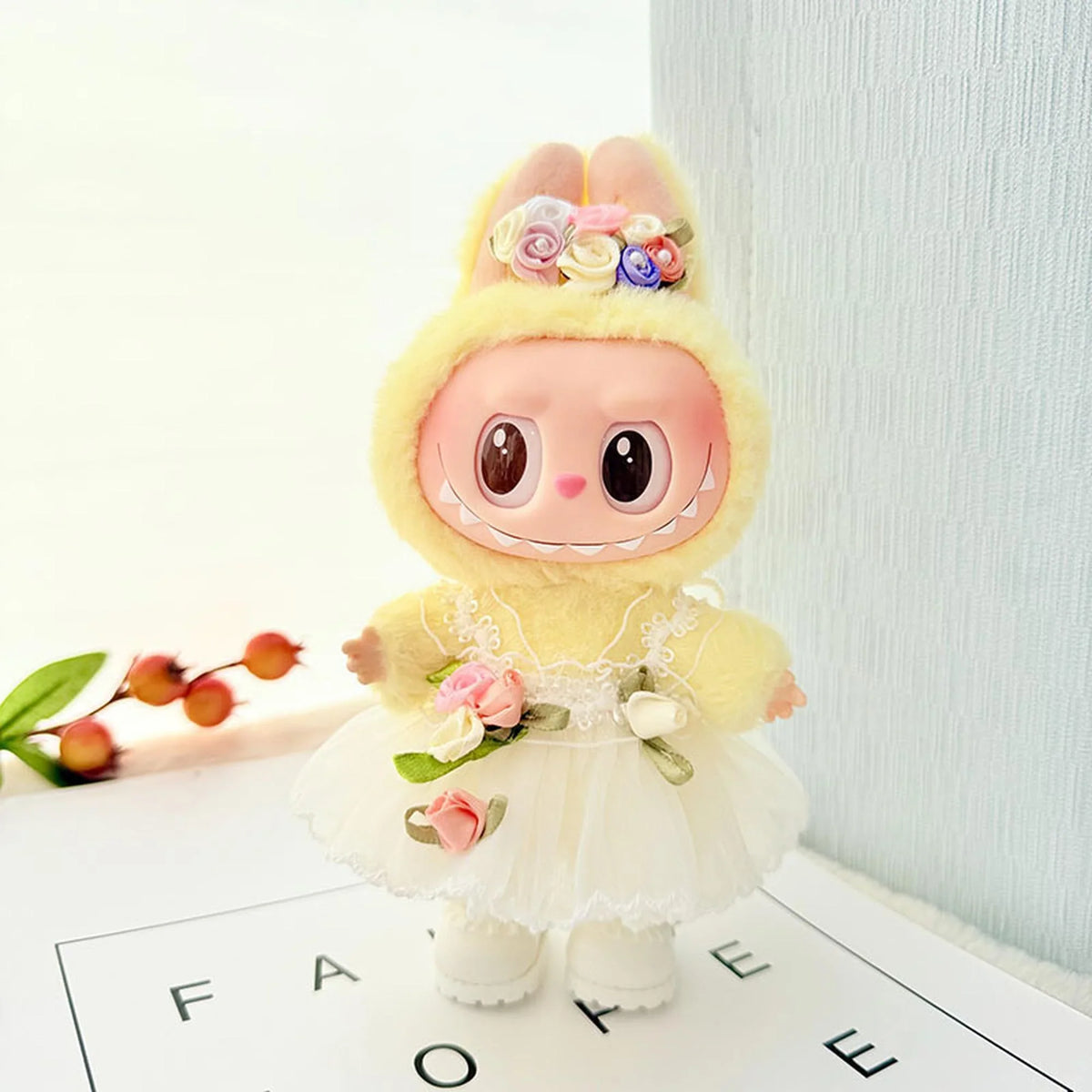 Kd White Leather Shoes + White Butterfly Flower Fairy
