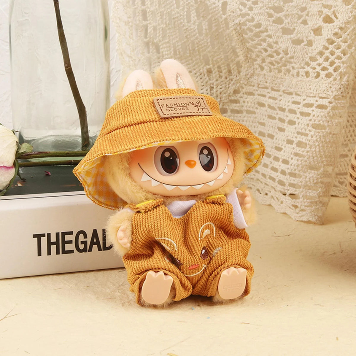 Mocha Bear Romper Three-Piece Set
