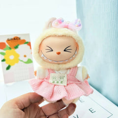 Pastel Ball Clip + Refreshing Toner Pinafore Dress Set In Pink
