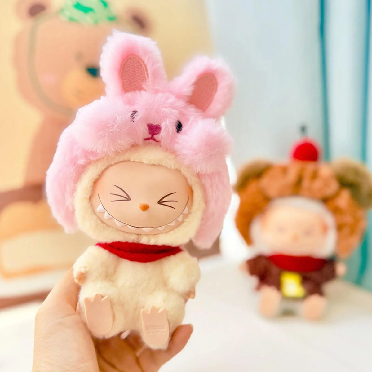 Pink Bunny Hairband Set