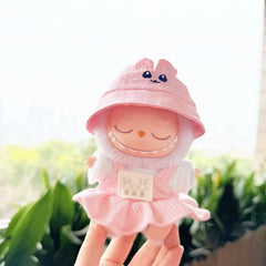 Pink Bunny Hat + Refreshing Sundress Set In Pink
