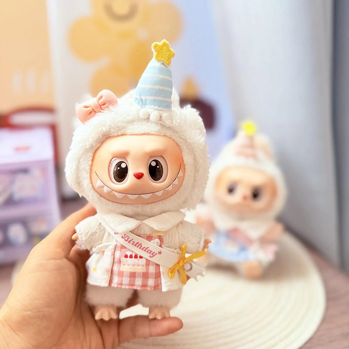 Pink Checkered Birthday Party Set