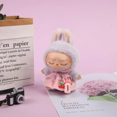 Pink Cherry Charm Overalls + Pink Water Bottle