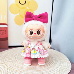 Pink Childhood Set + Pink Chubby Baby Bag + Kd Pink Leather Shoes