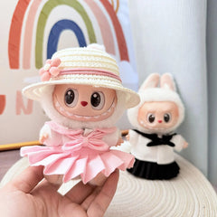 Pink Floral Flat Cap + Ocean Breeze Pink Skirt