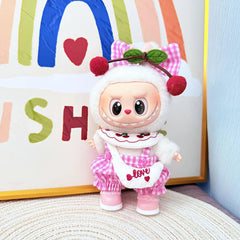 Pink Gingham Cherry Outfit + Kd Pink Leather Shoes