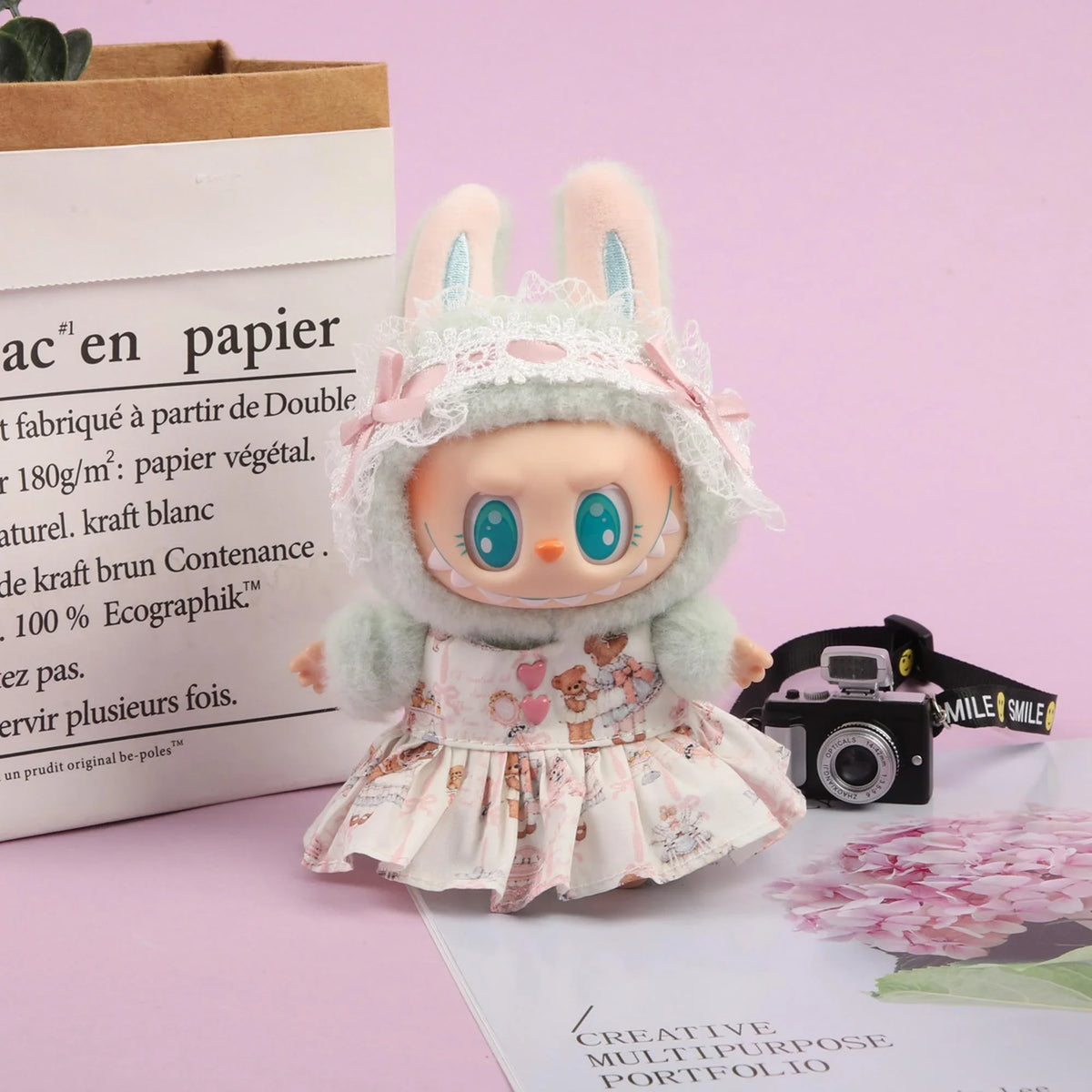 Pink Lolita Dress With Detachable Accessories