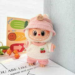 Pink Panda Hat + Pink Sherpa Two-Piece Set