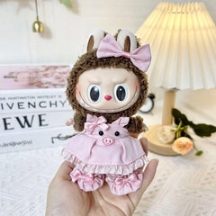 Pink Piggy Overalls 4-Piece Set