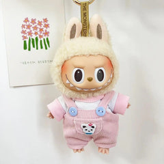 Pink Pocketed Two-Piece Jumpsuit With Straps