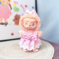 Pink Ruffle Bow Strap Dress + Kd Pink Leather Shoes