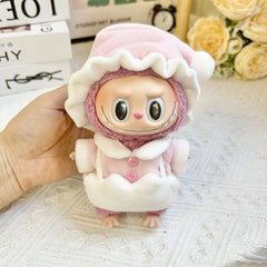 Powder Eggshell Pajama Three-Piece Set
