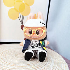 Puppy Family Set + White Bubu Cap + Black Canvas Shoes