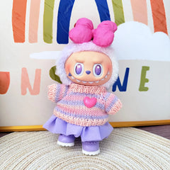 Purple Sweater Jelly Tulle Skirt + Kd Purple Leather Shoes